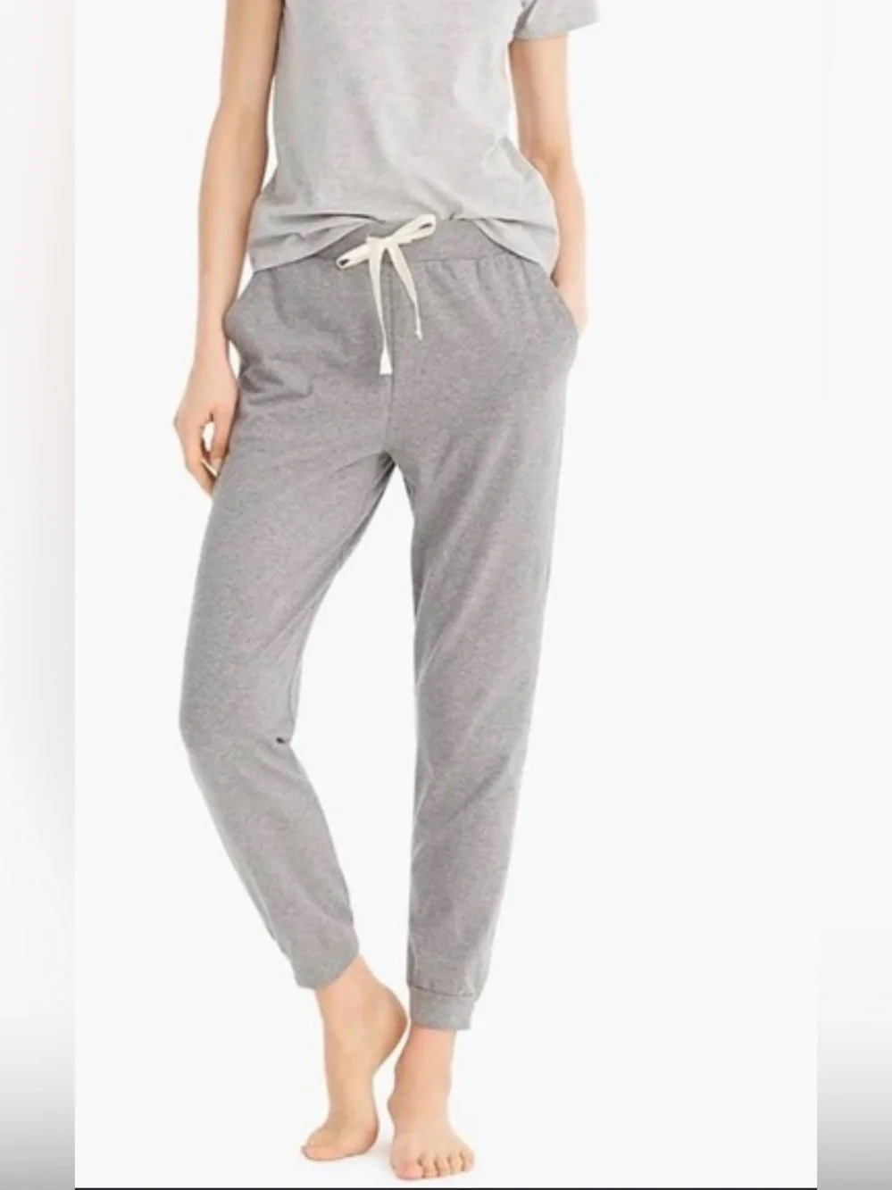J Crew Gray Drawstring Jogger Pants
